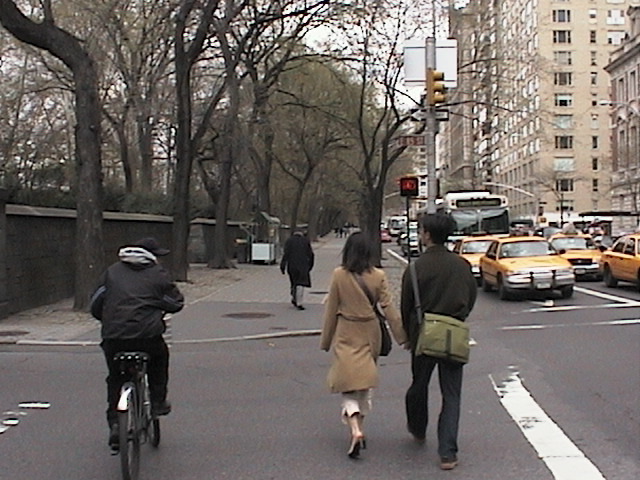 central part on left heading north  on fifth ave from the Met