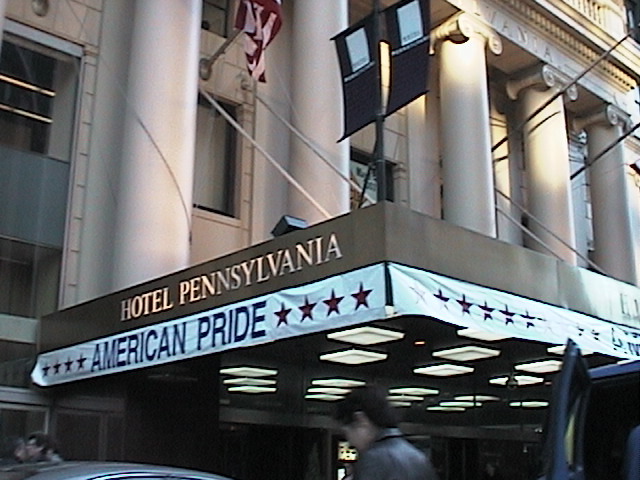 our hotel...just acrossed from Madison square garden... and cheap!(for new york)