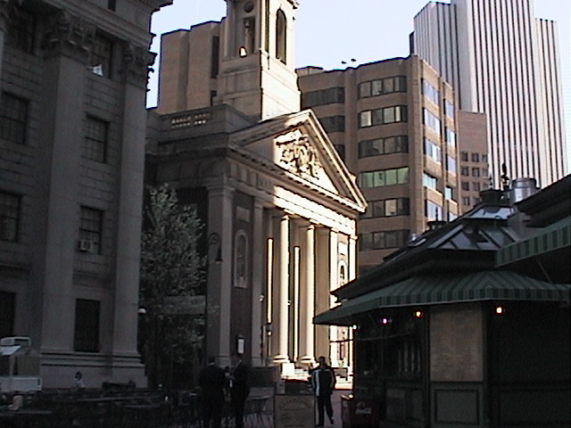 church in government area of lower west side