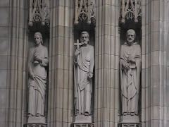 detail of cathedral in mid-town manhatten
