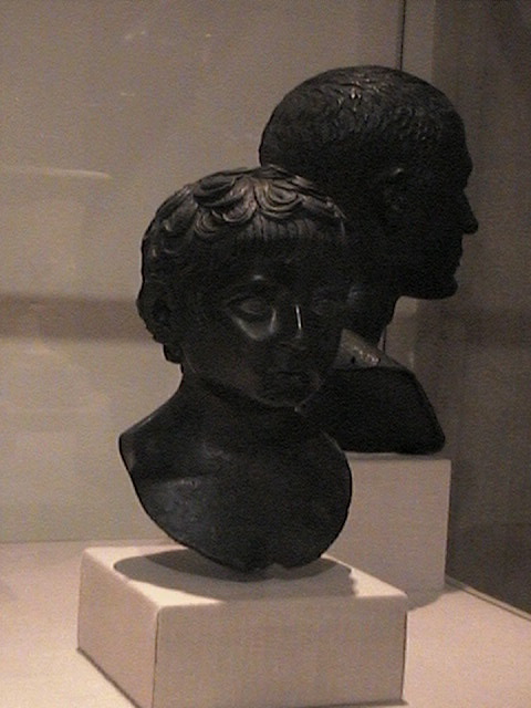 Imperial Roman-Portrait of Young Boy - Bronze