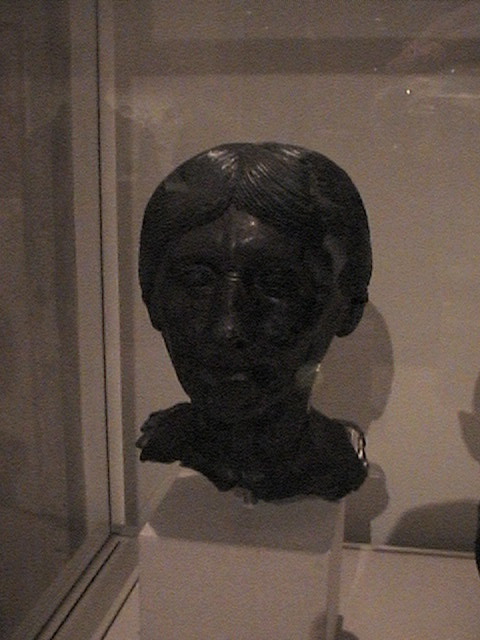 Imperial Roman-Portrait Bust of Old Woman - Bronze