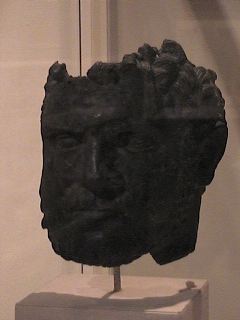 Imperial Roman-Shattered Portrait Bust - Bronze