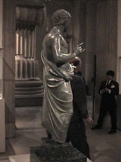 Roman-Standing Youth in toga - Bronze