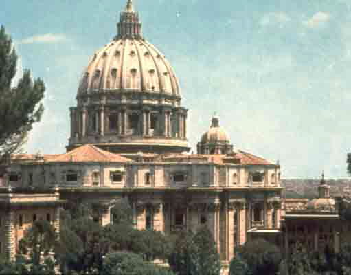 Michelangelo. Saint Peter's Basilica, Vatican, Rome. 1546-64