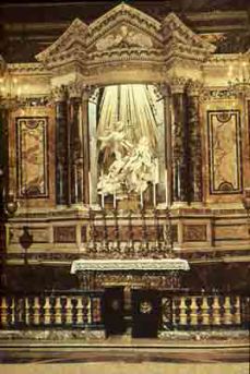 Gianlorenzo Bernini. Cornaro Chapel, Church of Santa Maria della Vittoria, ROme. 1642-52 
