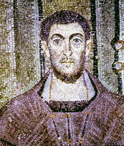 St. Ananias. Mosaic (detail). c.5th cent.-Hagios Georgios, Thessaloniki