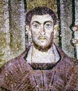 St. Ananias. Mosaic (detail). c.5th cent.-Hagios Georgios, Thessaloniki
