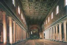Nave, Church of Santa Maria Maggiore, Rome. 