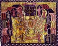 Dura-Moses at the Well of Be'er, detail ofthe wall-painting from the Synagogue at Dura