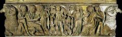 Via SalariaSarcophagus (much restored), third quarter of the 3rd century