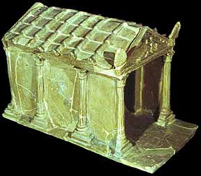 Votive Image of a Temple, Terracotta, 2nd B.C.