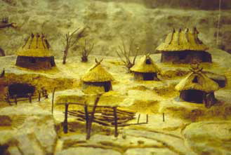Reconstruction of Iron Age Village on the Palatine Hill, Rome