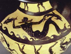 Etruscan Kalpis, 6th B.C. (Detail)