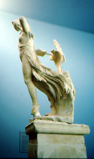 Nike of Paionios, Olympia Museum 

 