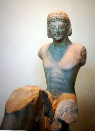  The "Rampin Horseman" (with copy of original head in now Louvre), Athens, Acropolis Museum