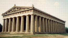 Reconstruction of Parthenon; Nashville; 1920s; concrete