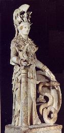Varvakeion Athena Parthenos; small scale copy from original, Hellenistic or Roman period