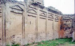 Stuccoed interior of of the Sanctuary of the Genius of Augustus