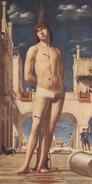 St Sebastian; Antonello da Messina (1430-1479) c.1476)