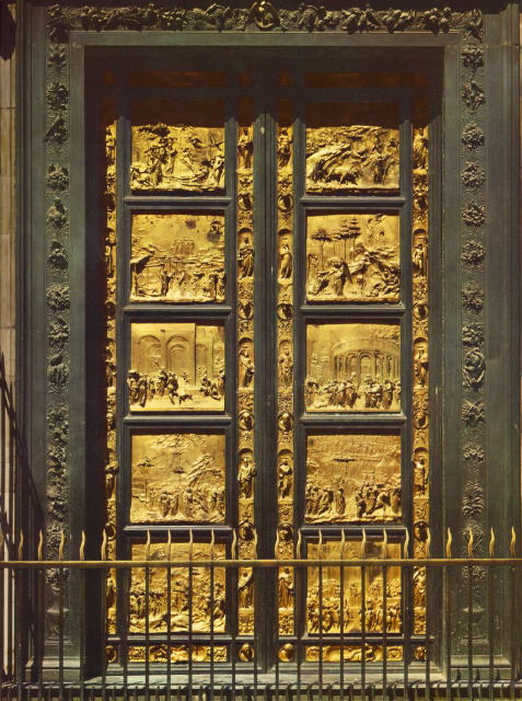 GHIBERTI-Eastern Door of the Baptistry-1425-52-Bronze-Baptistry, Florence