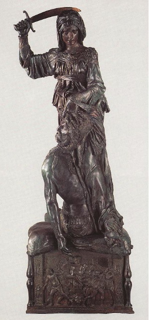 donatello-Judith and Holofernes-1455-60-Bronze, height- 236 cm-Palazzo Vecchio, Florenc