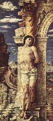 St Sebastian; Mantegna, Andrea (1431-1506)(c. 1459)
