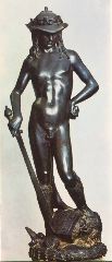 Donatello-David-c. 1430-Bronze, height- 185 cm-Museo Nazionale del Bargello, Florence