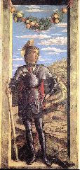 Mantegna-St George-c. 1460-Tempera on panel, 66 x 32 cm-Gallerie dell'Accademia, Venice