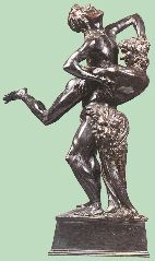POLLAIOLO-Hercules and Anteus-1470s-Bronze, height- 45 cm-Museo Nazionale del Bargello, Florence