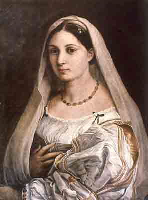 Raphael. Portrait of a Woman. Oil on panel, 16th century