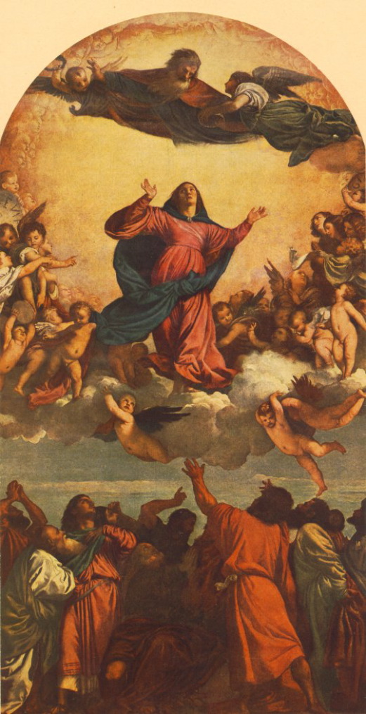 Titian- Assumption of the Virgin-1516-18-Oil on canvas, 690 x 360 cm-Santa Maria Gloriosa dei Frari, Venice