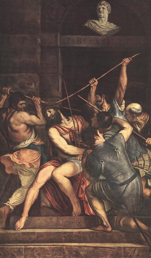 Titian- Christ Crowned with Thorns-c. 1542-Oil on canvas, 303 x 180 cm-Musée du Louvre, Paris