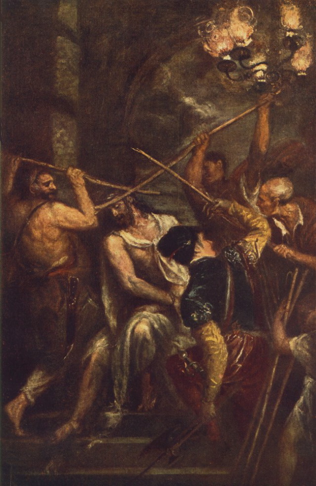 Titian- Crowning with Thorns-1570:75-Oil on canvas, 280 x 182 cm-Alte Pinakothek, Munich