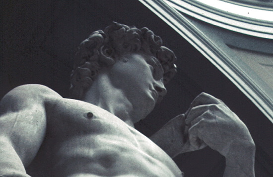 Michelangelo. David. Marble, 1501-4