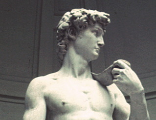 Michelangelo. David. Marble, 1501-4