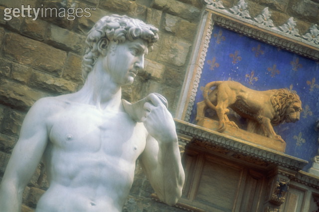 Michelangelo. David. Marble, 1501-4