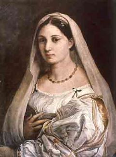 Raphael. Portrait of a Woman. Oil on panel, 16th century