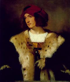 Titian- Portrait of a Man in a Red Cap-c. 1516-Oil on canvas, 82.3 x 71.1 c-Frick Collection, New York