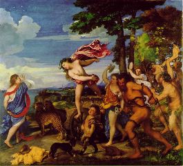 Titian- Bacchus and Ariadne-1523-24-Oil on canvas, 175 x 190 cm-National Gallery, London