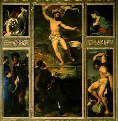 Titian- Polyptych of the Resurrection-1520-22-Oil on canvas-Santi Nazaro e Celso, Brescia