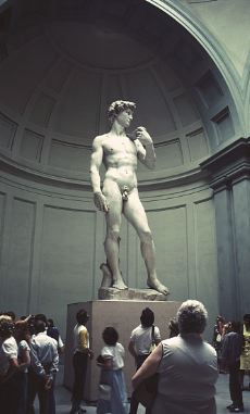 Michelangelo. David. Marble, 1501-4