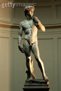 Michelangelo. David. Marble, 1501-4