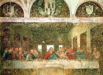 da vinci- The Last Supper-1498-Fresco, 460 x 880 cm-Convent of Santa Maria delle Grazie (Refectory), Milan