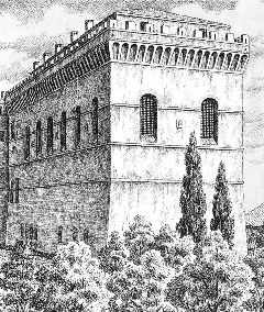 michelangelo- Exterior of the Sistine Chapel reconstruction 1475-83 Cappella Sistina, Vatican