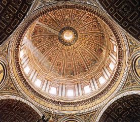 michelangelo- Interior of the dome-Basilica di San Pietro, Vatican