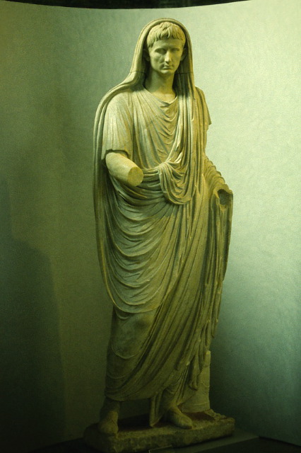 Augustus as pontifex maximus.