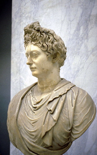 Portrait head of a woman. 1st AD