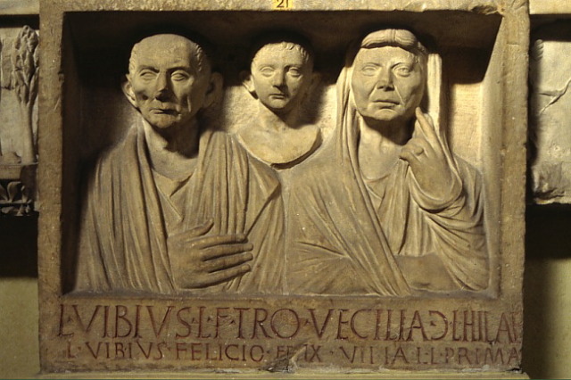 Funerary statue.