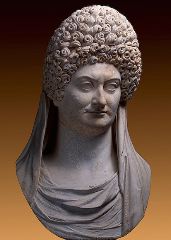 Portrait head of a woman. early 2nd AD